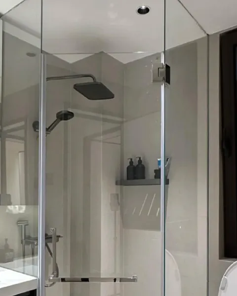 Secure Glass Fixing Hardware for Shower, Railing & Partition Projects